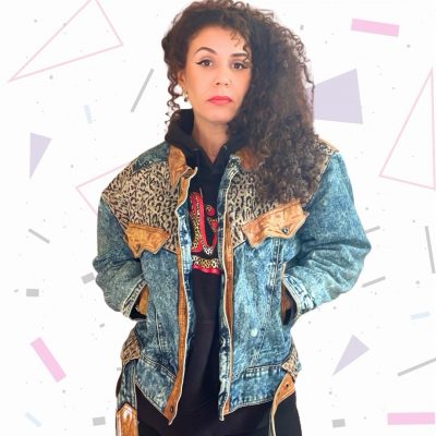 Acid Wash Denim Winlit Jacket