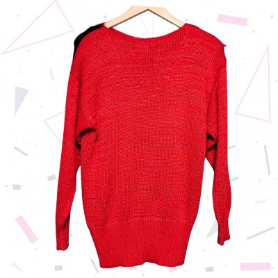 80s Red Knit