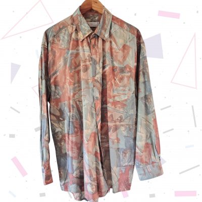 90s Abstract Shirt 'New Fast'