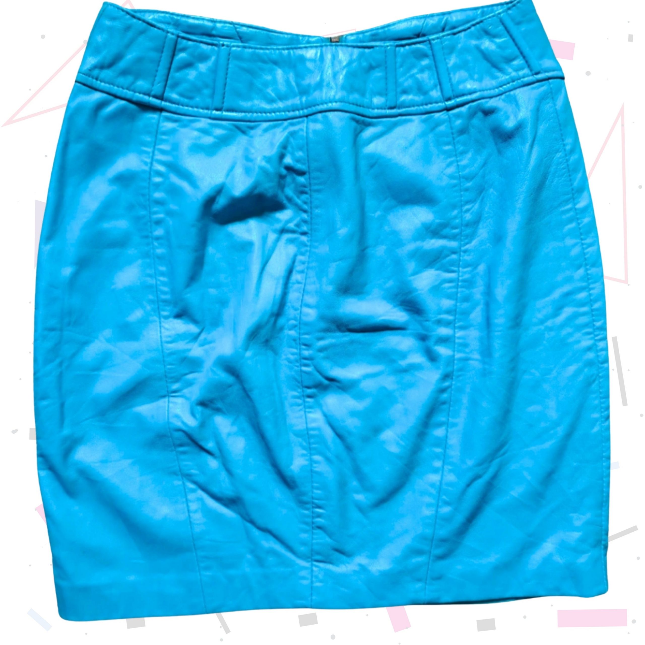 Michael Hoban Leather Skirt - Image 2