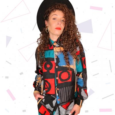 90s Abstract Print Shirt