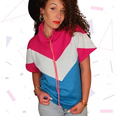 80s Short Sleeve Sweater