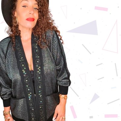 Open Sparkle Cardigan