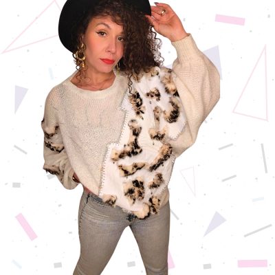 'Crochetta' Batwing Jumper