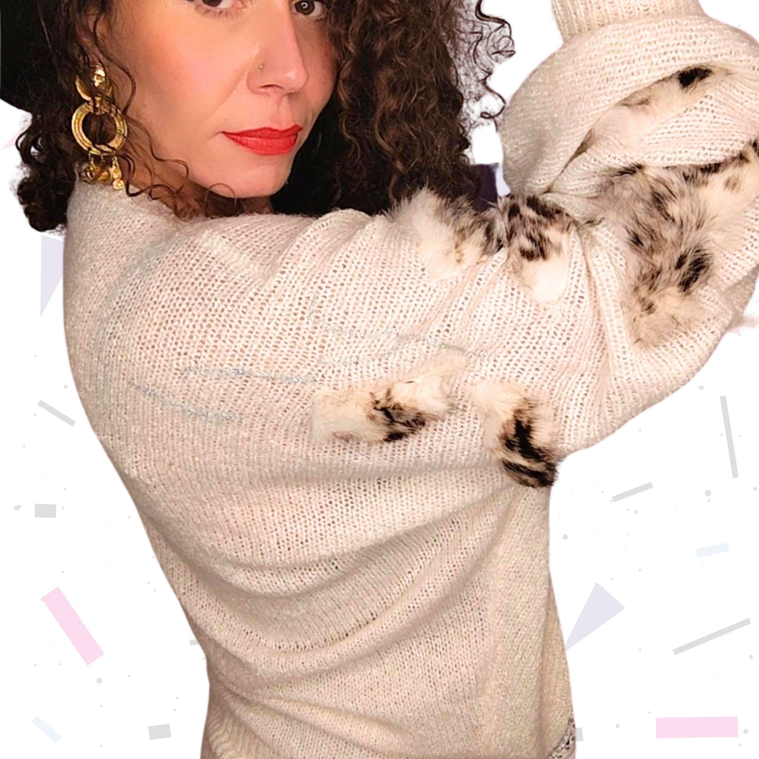 'Crochetta' Batwing Jumper - Image 4