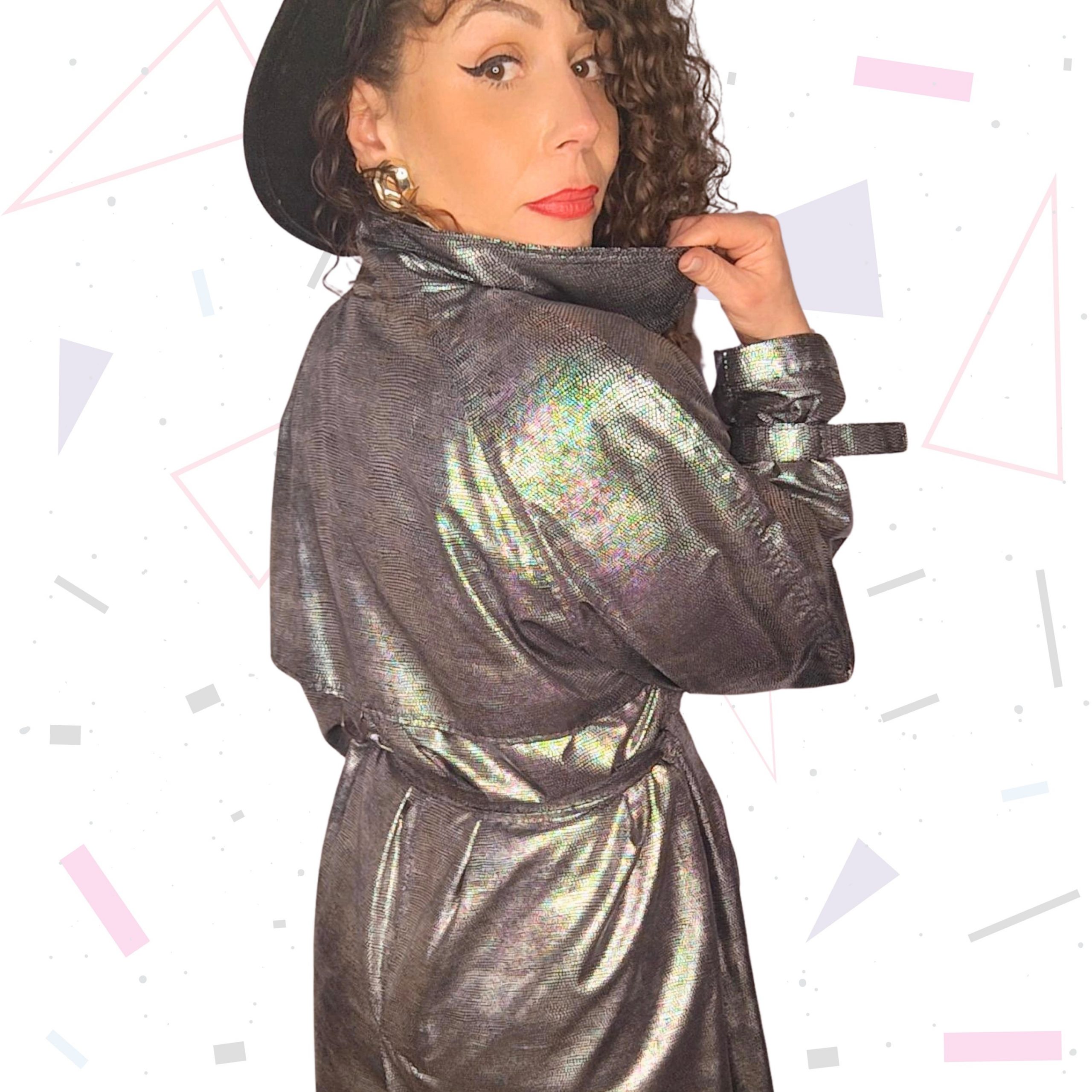 80s Silver Trench - Image 3