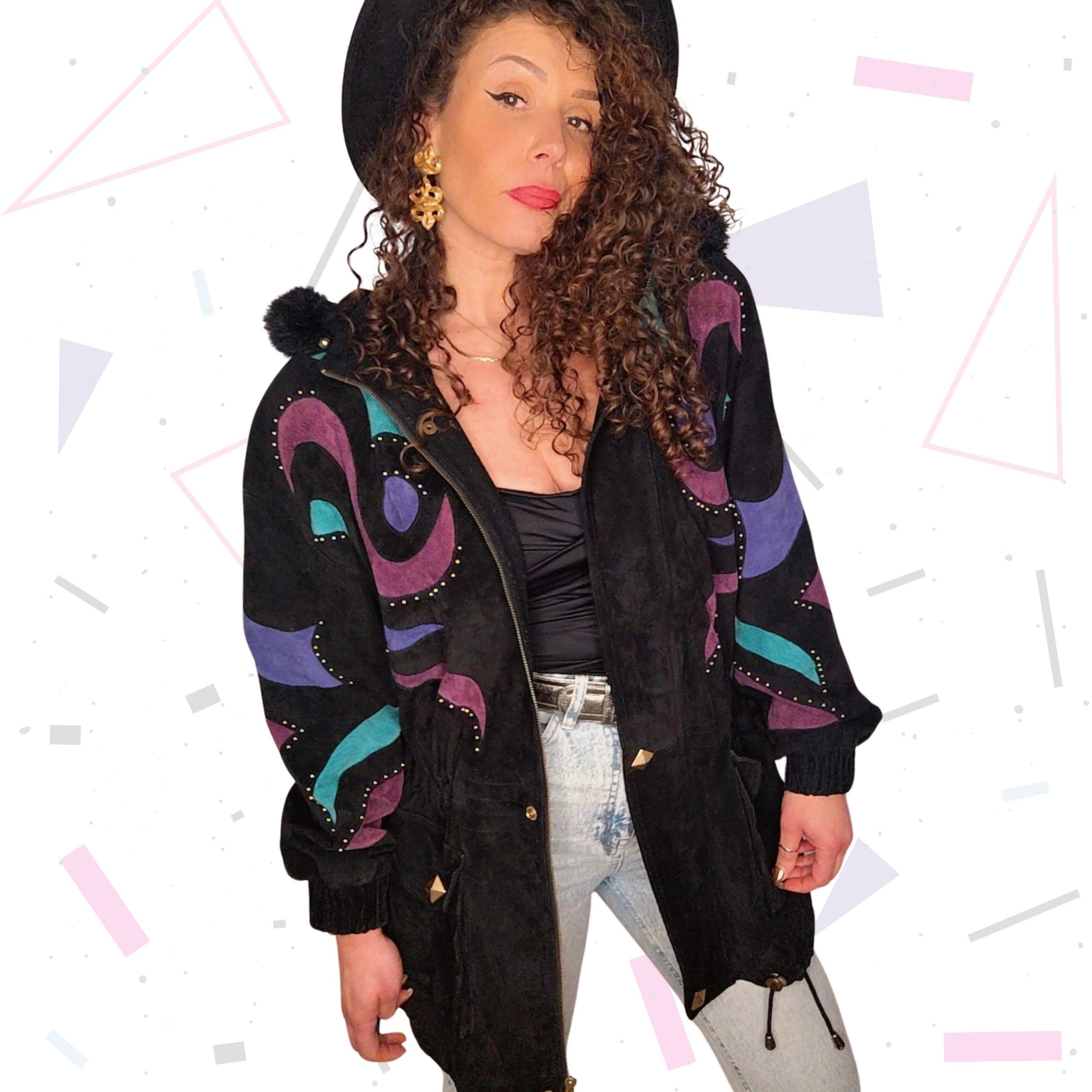 80s Dino'z Suede Parka Jacket