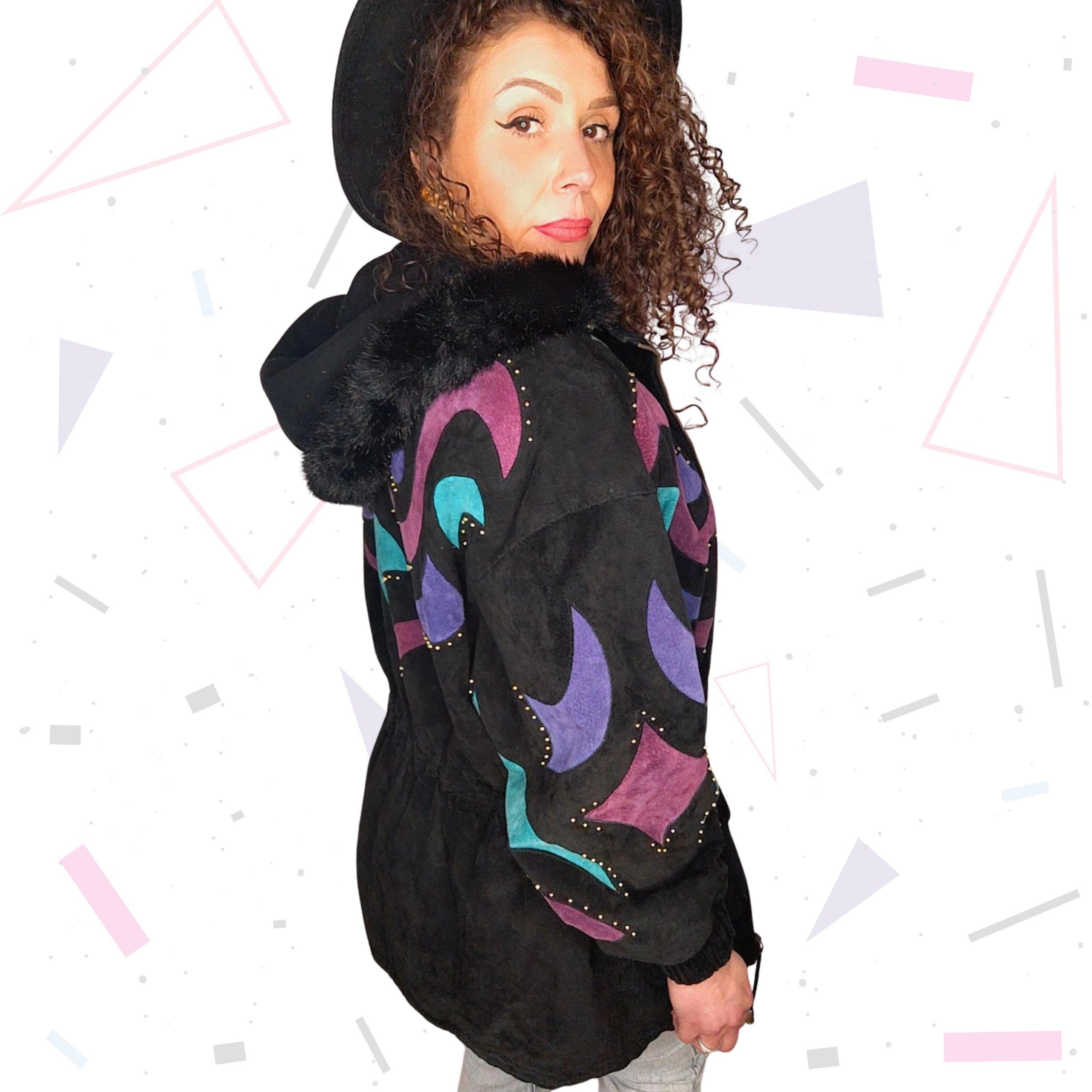 80s Dino'z Suede Parka Jacket - Image 3
