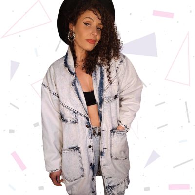 80s Light Wash Denim Jacket
