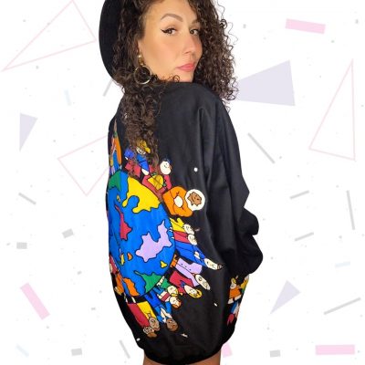 Friends of the Earth Silkscapes Oversized Jacket