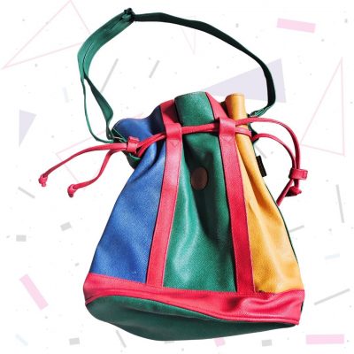 David Jones Faux Leather Colour block Bag