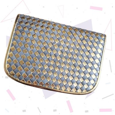 Mini Gold Weave Finish Handbag